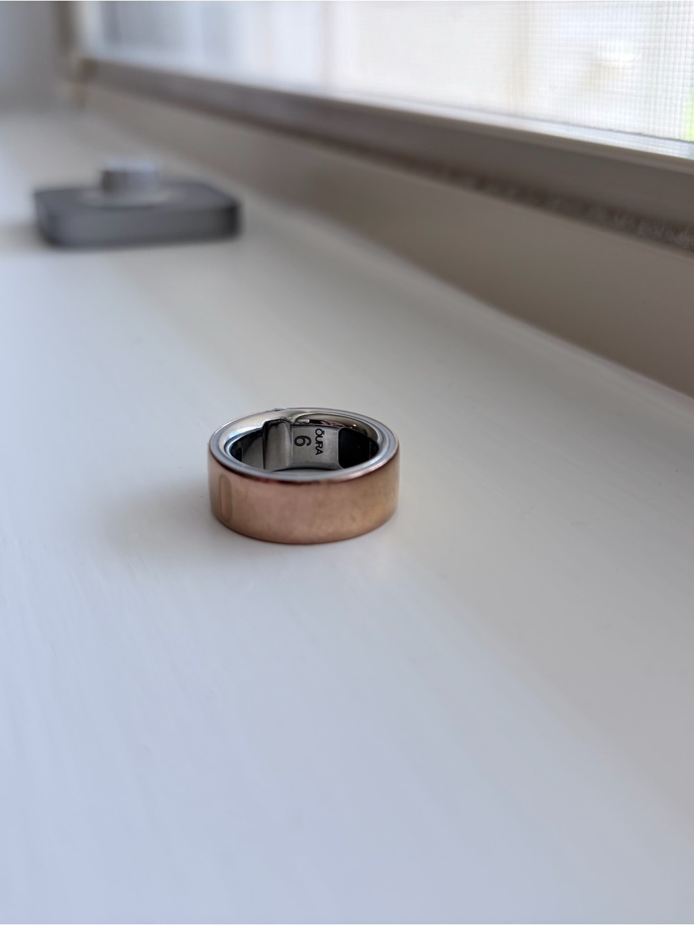 Oura Ring 4 Rose Gold Size 6